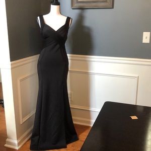 Black formal gown